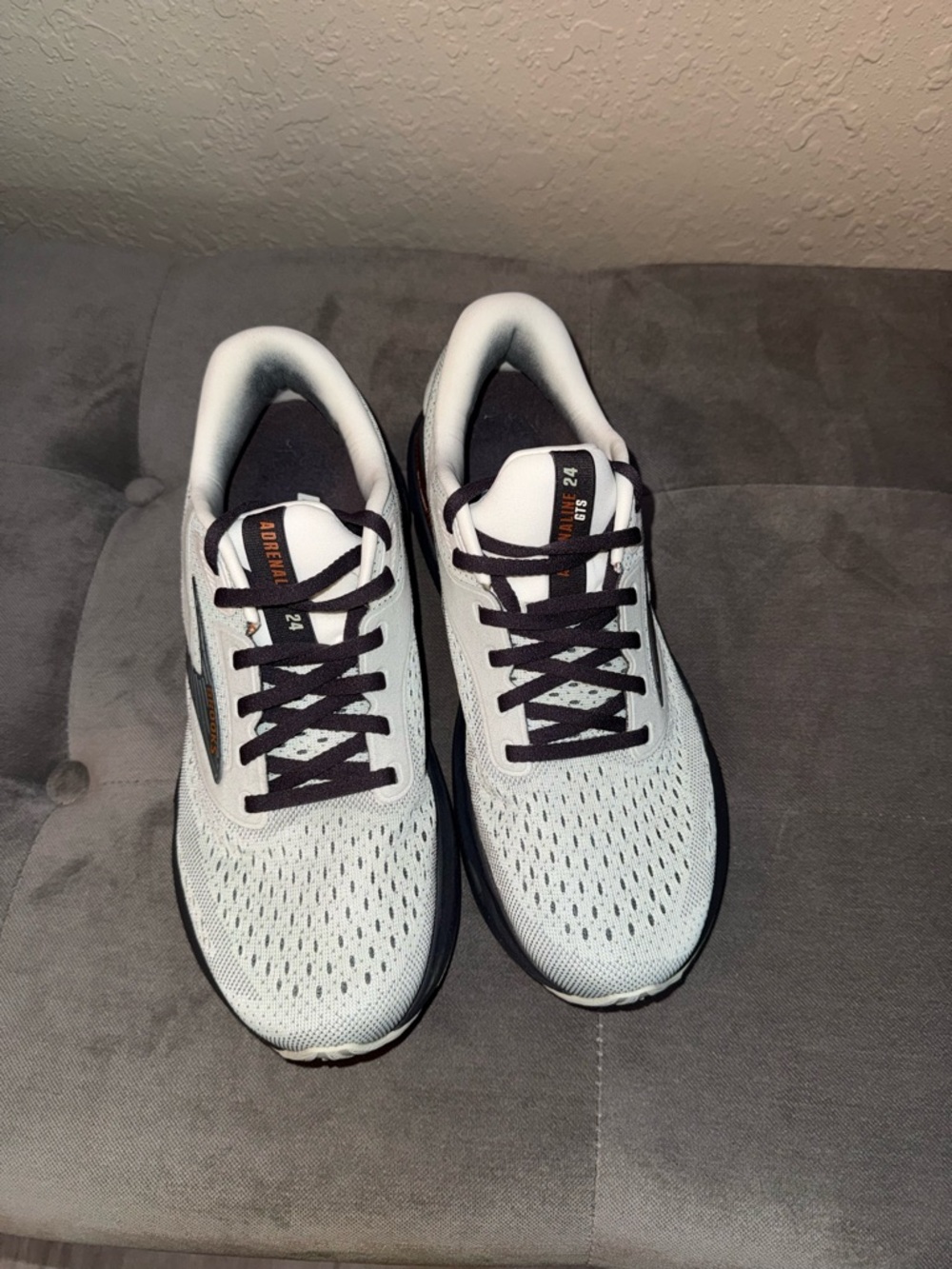 Brooks Adrenaline GTS 24 Women’s Mint Green and Black Running Sneakers